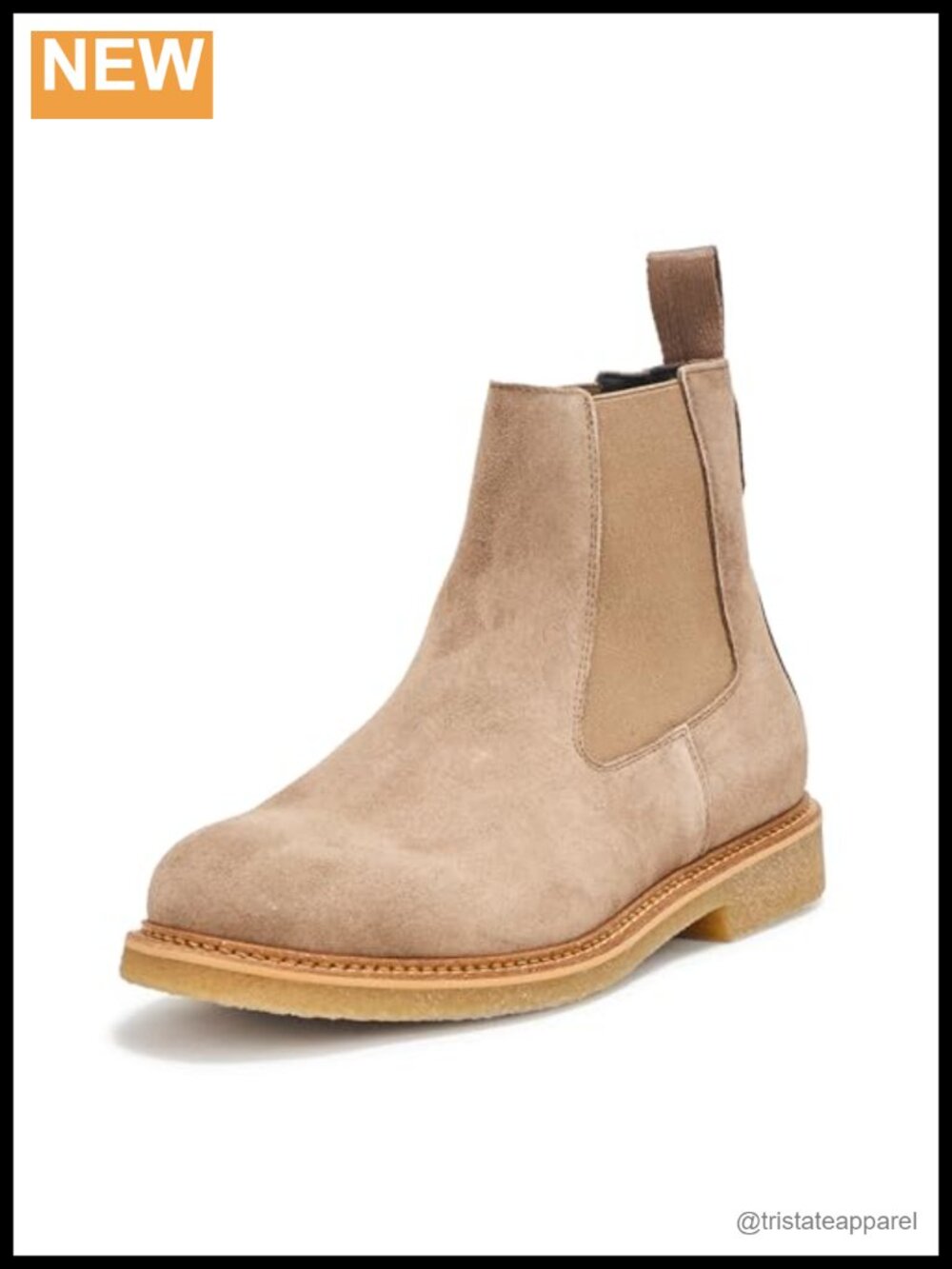 BOSS Women's Suede Chelsea Boots Ankle Pull-On Round Toe Fall